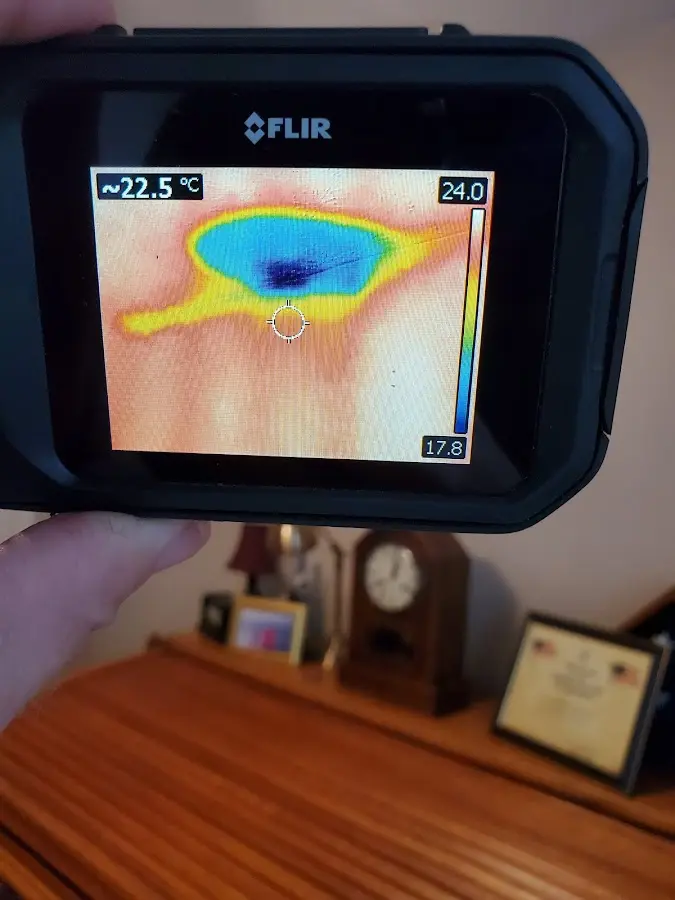 Thermal imaging inspection for water damage in Dubuque