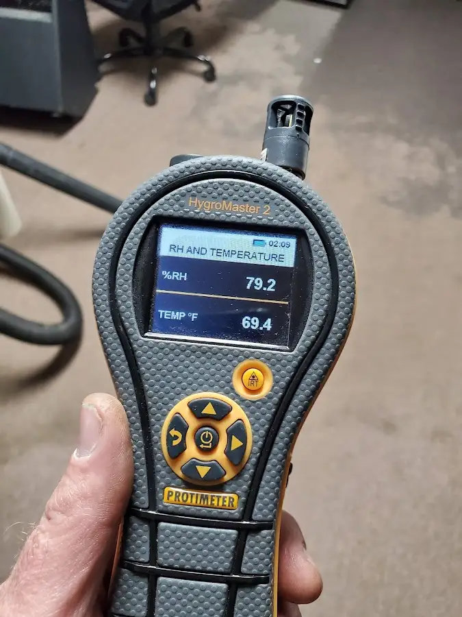 Moisture meter humidity assessment for Fire & Smoke Damage Restoration in Dubuque